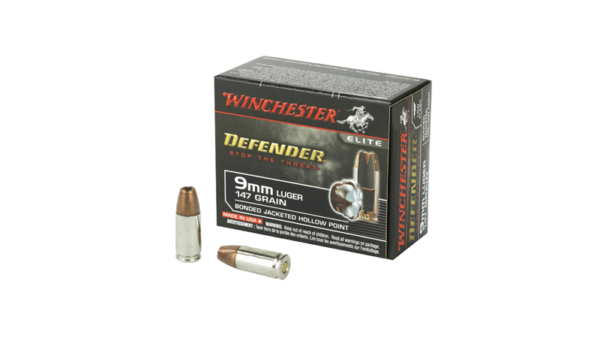 WIN DEFENDER 9MM 147GR JHP