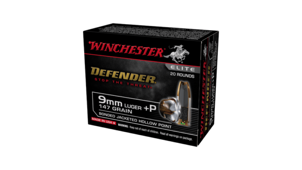 WIN DEFENDER 9MM 147GR JHP