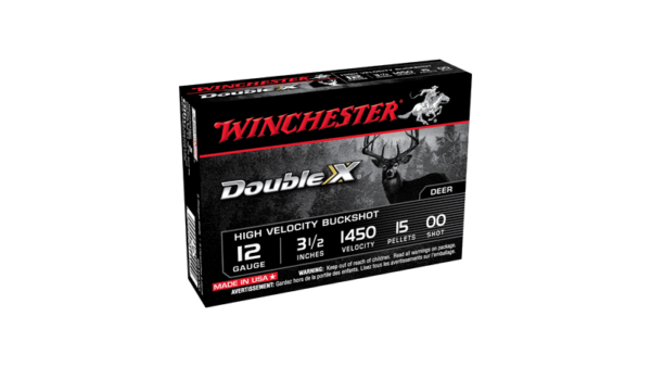WIN DBLX 12GA 3.5" 00BK 15PLT