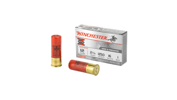 WIN SUPERX 12GA 2.75 #1BK 16PL
