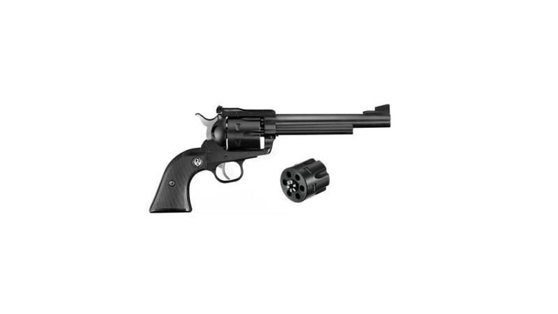 00318_1 Ruger New Blackhawk Convertible SA Handgun .357 Mag/9mm Luger 6rd Capacity 6.5" Barrel Blued