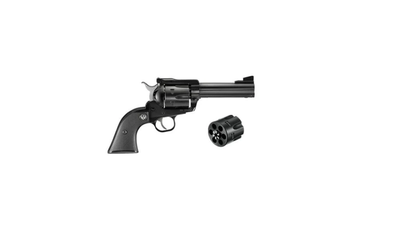 Ruger New Blackhawk Convertible SA Handgun .45 Colt/.45 ACP 6rd Capacity 4.62" Barrel Blued