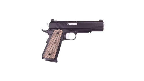 CZ USA Dan Wesson Specialist Handgun 45 ACP 8rd Magazine 5" Barrel Black with Brown Grip Night Sights