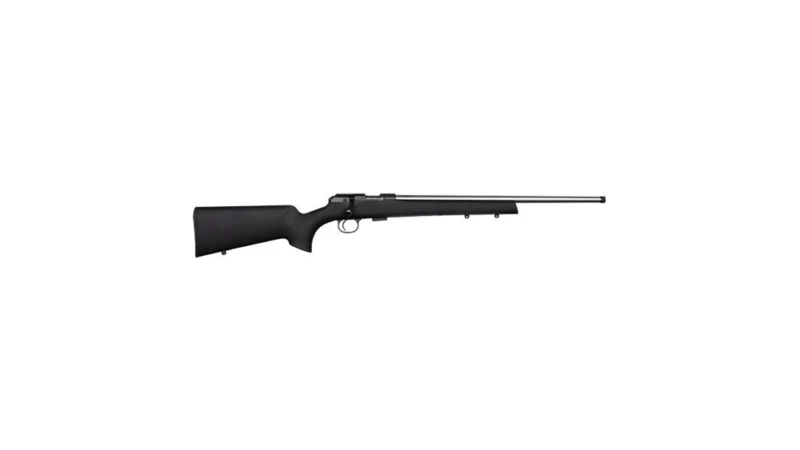 02395_1 CZ USA 457 American Rimfire Rifle .22 LR 5rd Magazine 20" Barrel Stainless Steel and Black
