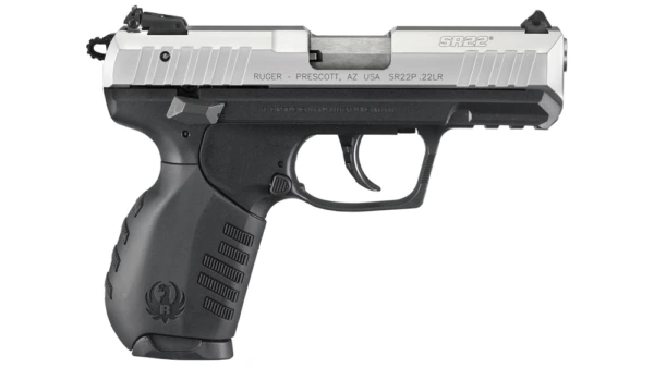 SR22 22LR RIMFIRE PISTOL 3.5" BRL SILVER