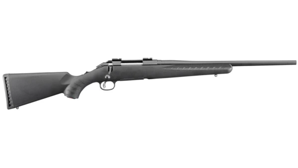 RUGER AMERICAN RIFLE COMPACT 243 WIN BA RIFLE 18 BBL Matte BLK