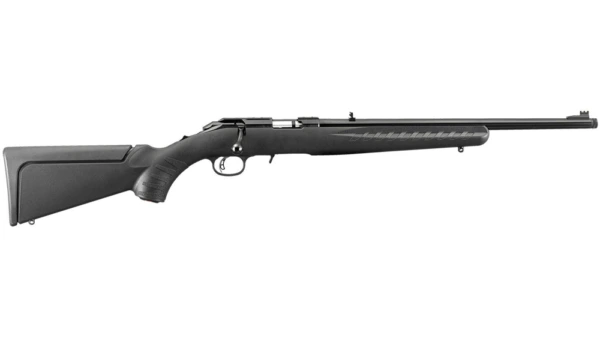 RUGER AMERICAN 22WMR RIMFIRE 18" BRL Satin BLUE COMPACT
