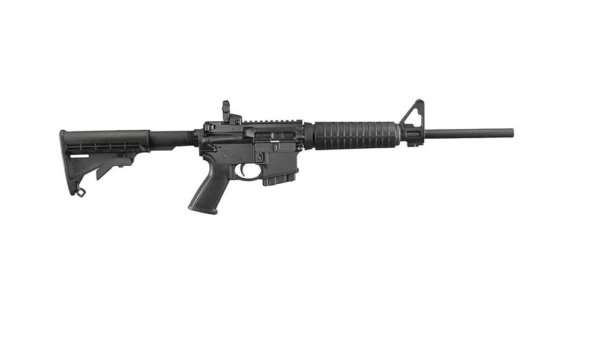AR 556 STATE COMPLIANT MODEL NON THRDED FIXD STK 16" BRL 10 RND