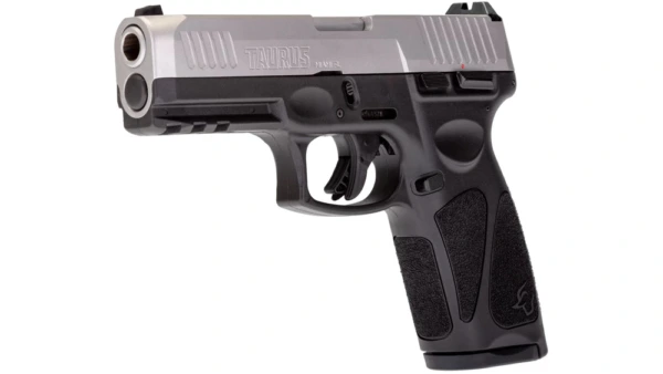 Taurus G3 Matte Stainless Handgun 9mm Luger 15rd Magazines 4.0" Barrel Steel Sights