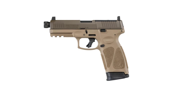 Taurus G3 TORO Tactical Handgun 9mm Luger 17rd Magazines(2) 4.5'' Barrel Tan frame/Brown Slide