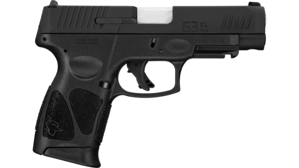 Taurus G3XL Handgun 9mm Luger 12rd Magazines(2) 4" Barrel Tenifer Matte Black Finish Steel Sights