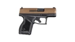 Taurus GX4 Black/Troy Coyote Brown 9mm Luger Micro-Compact 11rd 3.06" Barrel