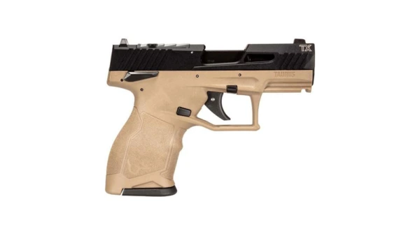 Taurus TX22 Compact Handgun .22 LR 13rd Magazines (2) 3.6" Barrel FDE