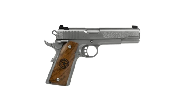 SDS Imports Tisas 1911 Republic of Texas Handgun 45 ACP 8rd Magazines (2) 5" Barrel Grey with Brown Grips
