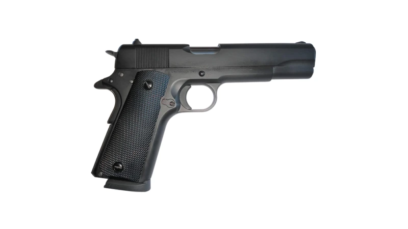 SDS Imports Tisas 1911 A1 Service 45 Handgun .45 ACP 8rd Magazine 5" Barrel Black Cerakote