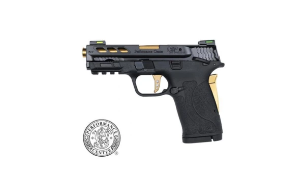 S&W Performance Center M&P 380 SHIELD EZ M2.0 .380 Auto 8rd Magazine 3.8" Gold Ported Barrel