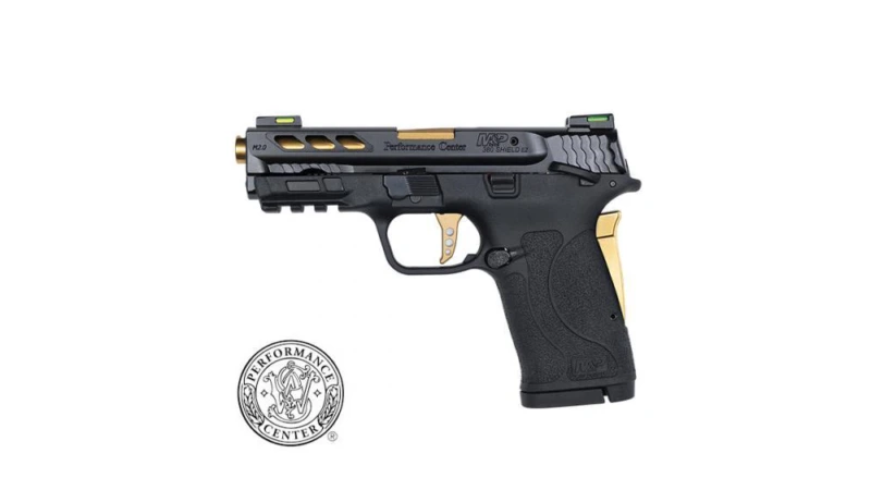 S&W Performance Center M&P 380 SHIELD EZ M2.0 .380 Auto 8rd Magazine 3.8" Gold Ported Barrel