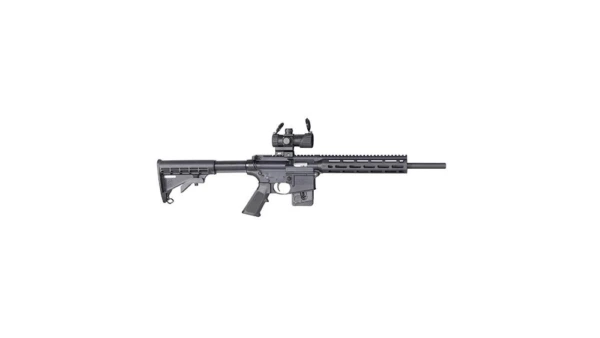 S&W M&P 15-22 Sport Rifle .22LR 10rd Magazine 16.5" Barrel with MP-100 M&P® Red/Green Dot Optic Compliant Fixed Stock