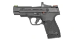 S&W Performance Center M&P 9 Shield Plus Crimson Trace Handgun 9mm Luger 13&10rd Magazine 4" Barrel No Thumb Safety Black