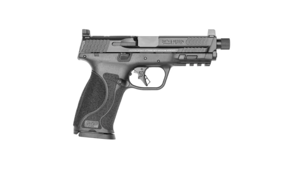 Smith & Wesson M&P 9 M2.0 Full Size Handgun 9mm Luger 17rd Magazines(2) 4.625" Threaded Barrel Black Finish