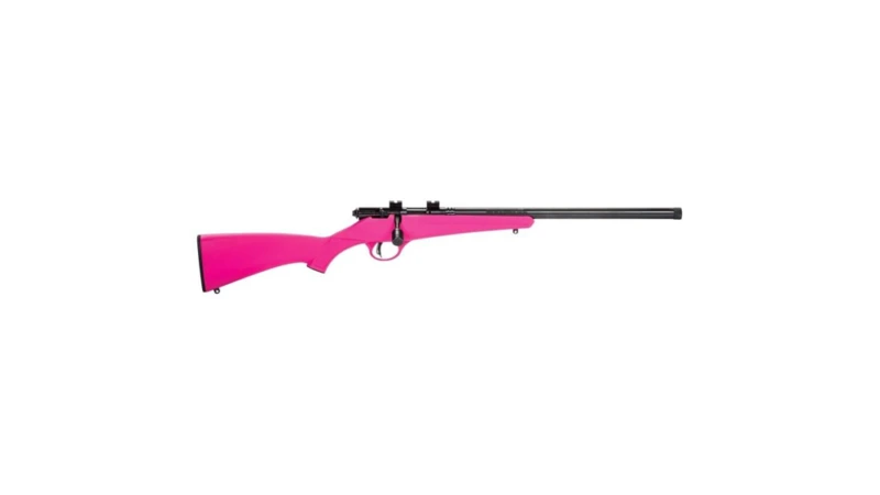 Savage Rascal FV-SR Rifle .22LR Single Shot 16" Heavy Barrel Synthetic Stock Pink