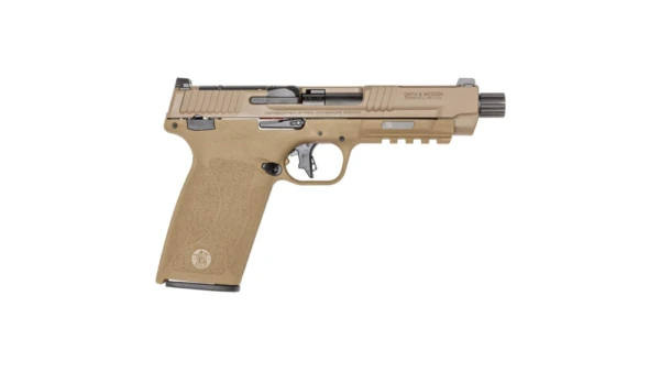 Smith & Wesson M& 5.7 Handgun 5.7x28mm 22rd Magazine 5" Threaded Barrel FDE