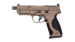 S&W M&P 9 M2.0 Metal OR Optic Ready Handgun 9mm Luger 17rd Magazines(2) 4.6" Threaded Barrel  No Thumb Safety FDE