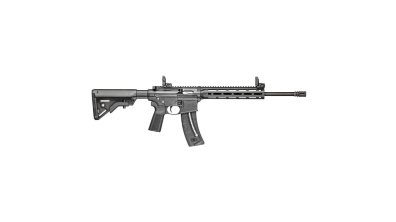 S&W M&P 15-22 Sport Rifle .22 LR 25rd Magazine 16.5" Barrel MBUS Sight and B5 Grip