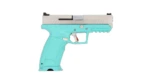 SDS Imports Tisas PX-9 Gen 3 Handgun 9mm Luger 18rd & 20rd Magazines 4.1" Barrel Robins Egg Blue with Silver Slide