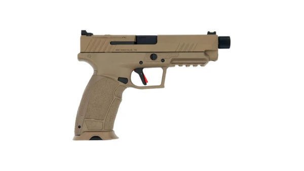 SDS Imports Tisas PX-9 Gen 3 Tactical Semi Auto Pistol 9mm Handgun 10/rd Magazines (2) 5.11" Threaded Barrel FDE
