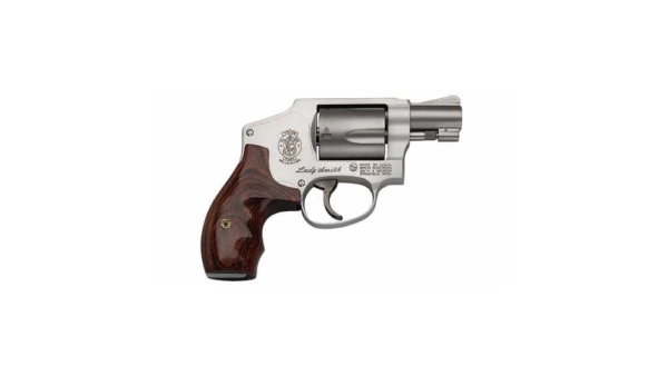 Smith & Wesson J-Frame Model 642 LS Ladysmith Handgun .38 Spl 5rd Capacity 1.88" Barrel Silver with Wood Grip