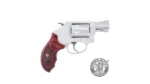 Smith & Wesson J-Frame Performance Center Model 637 Enhanced Action Handgun .38 Spl 5rd Capacity 1.88" Barrel Silver with Brown Grip