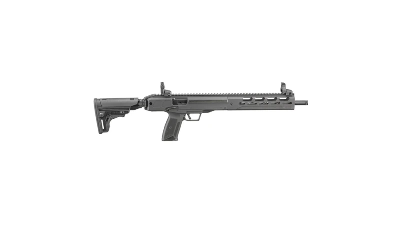 Ruger LC Carbine Autoloading Rifle 5.7x28mm 20rd Magazine 16.25" Barrel Black Folding Stock