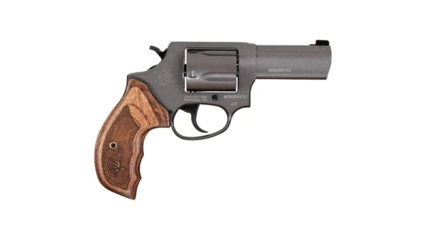 Taurus Defender 605 Handgun 357 Mag/38 Spl 5rd Capacity 3" Barrel  Black with Wood Grips Night Sights
