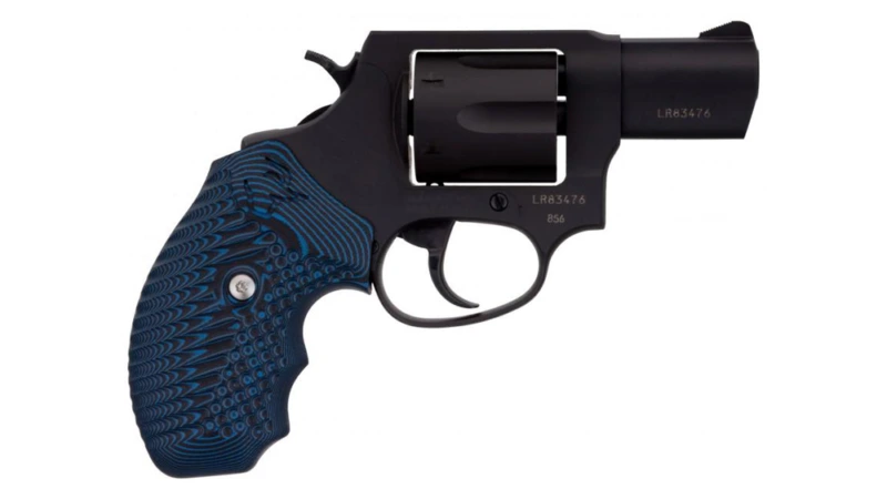 Taurus 856 Handgun .38 SPL 6rd Capacity 2" Barrel Black Frame VZ Black/Blue Cyclone Grip