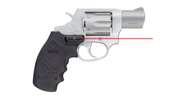 Taurus 856 Ultra Handgun .38 Spl(+P) 6rd Capacity 2" Barrel Black/Stainless Frame Viridian Red Laser Grip