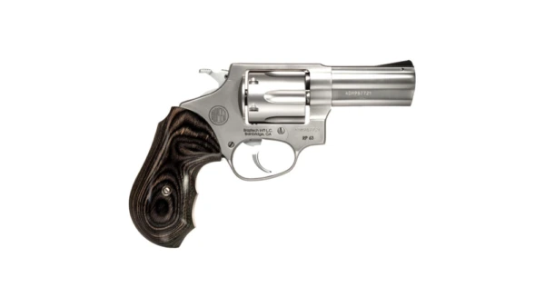 Rossi RP63 Handgun .357 Mag 6rd Capacity 3" Barrel Black/Grey with Wood Laminate Grips