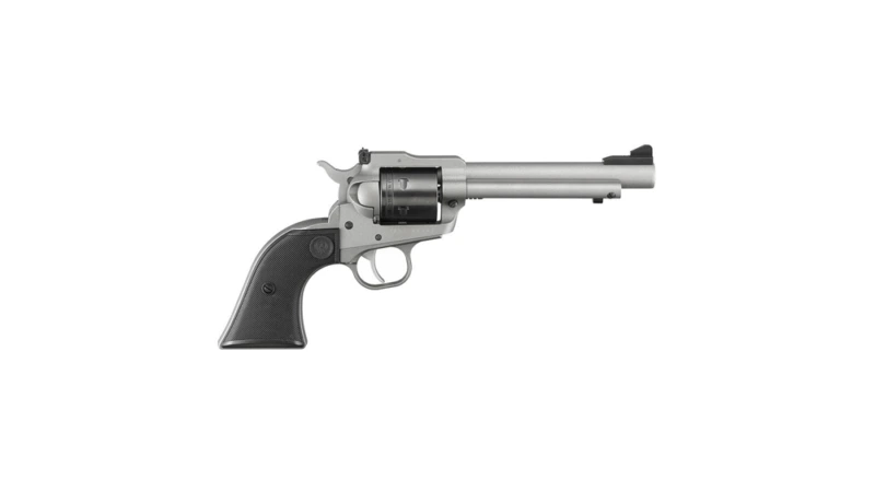 Ruger Super Wrangler Handgun .22 LR/.22 WMR 6rd Capacity 5.5" Barrel Silver Cerakote