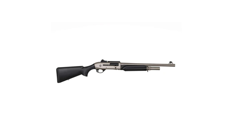 SDS Imports Mac 2 Tactical Marine Shotgun 12 ga 3" Chamber 5rd Magazine 18.5" Black and Nickel