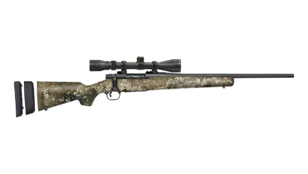 Mossberg Patriot Super Bantam 6.5 Creedmoor Rifle 5rd Magazine 20" Barrel Camo Scoped Combo