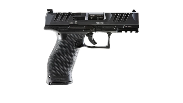 Walther PDP Full Size Optic Ready Handgun 9mm Luger 18rd Magazine 4" Barrel Black Polymer