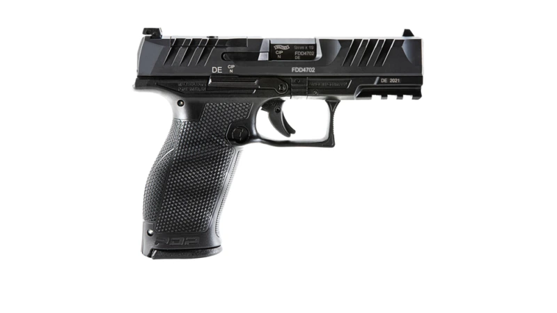 Walther PDP Full Size Optic Ready Handgun 9mm Luger 18rd Magazine 4" Barrel Black Polymer