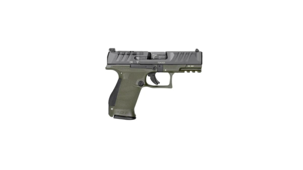 Walther Optic Ready PDP Compact Handgun 9mm Luger 15rd Magazine 4" Barrel Two Tone Green