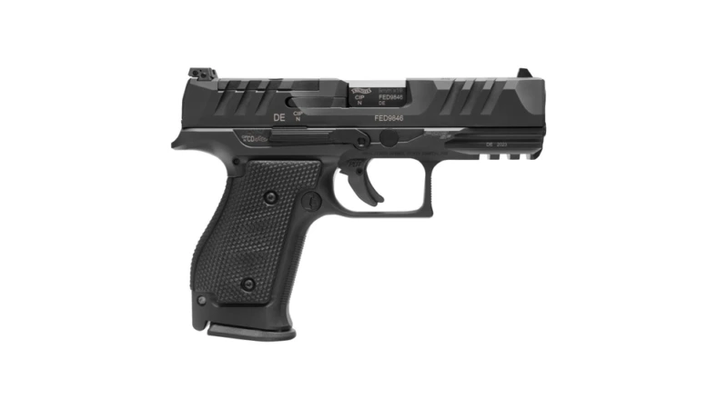 Walther PDP Steel Frame Compact Handgun 9mm Luger 15rd Magazines (3) 4" Barrel Black