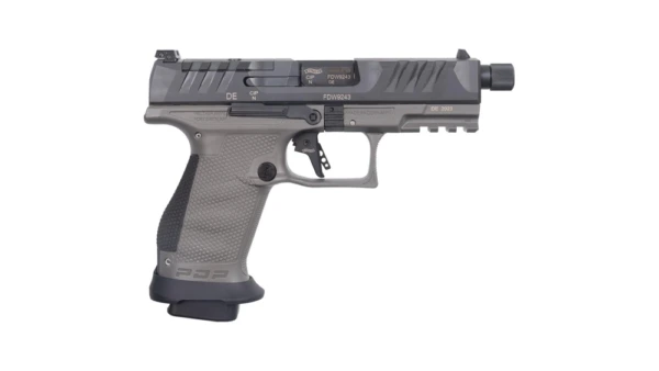 Walther PDP Compact Handgun 9mm Luger 18rd Magazines (3) 4.6" Barrel Tungsten Grey Optic Ready