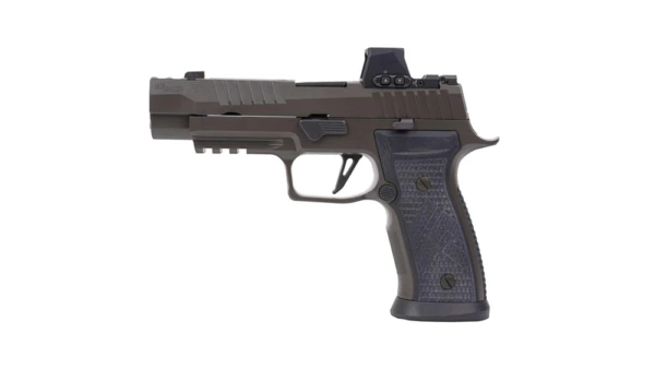 Sig Sauer P320 AXG Legion Handgun 9mm Luger 21rd Magazines (2) 3.9" Barrel Grey with Romeo-X Red Dot