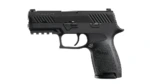 Sig P320 Compact 45ACP 3.9" 9rd Black Nitron Night Sights