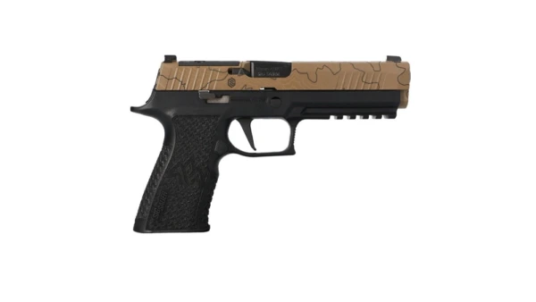 Sig Sauer P320-XTEN Endure Handgun 10mm Auto 15rd Magazines(3) 5" Barrel Topographic Pattern Slide