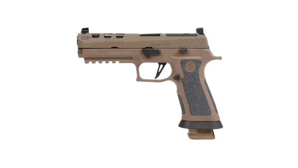 Sig Sauer P320 XFive DH3 Handgun 9mm 21rd Magazines (3) 5" Barrel Coyote Tan