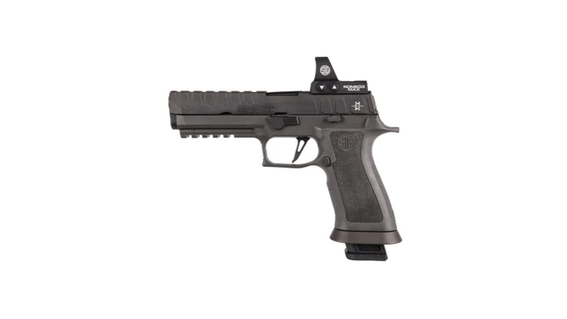 Sig Sauer P320 MAX Handgun 9mm Luger 21rd Magaiznes(4) 5" Barrel Heavy X Grip Romeo3 Optic